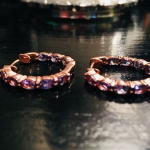 STERLING SILVER HOOP EARRINGS